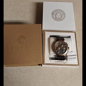 Versace Gold and Black Watch
